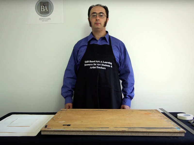 Preparing a Drawing Board in Order to Begin Drawing