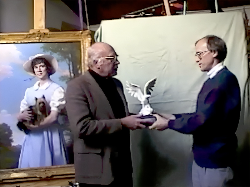 Richard Lack Receiving the Founder's Award