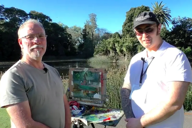Conversations With Painters in Attendance at Ben Winspear’s Monthly Plein Air Paintout