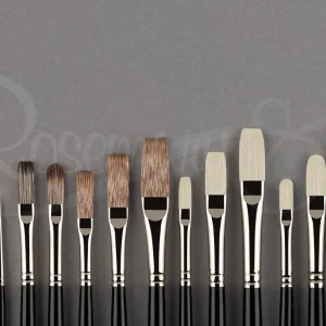 Rosemary & Company Handmade Artists’ Brushes (The Alla Prima Oil Brush Set)